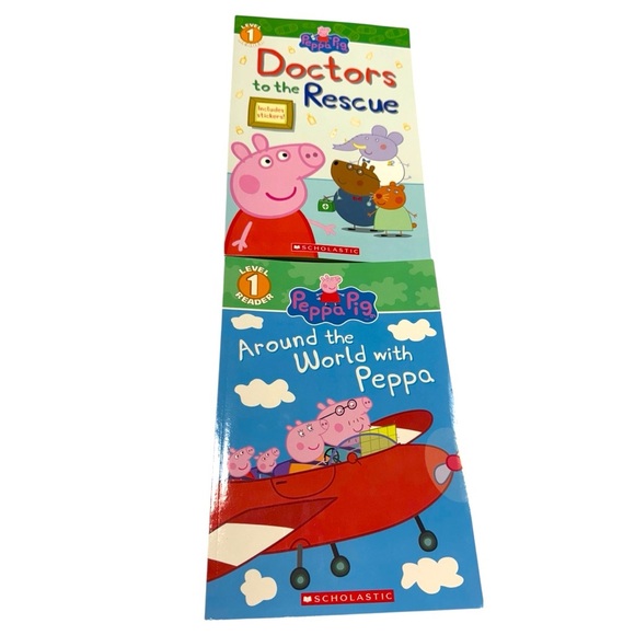 Scholastic Peppa Pig Level 1 Reader 2 Book Bundle . - Picture 1 of 2